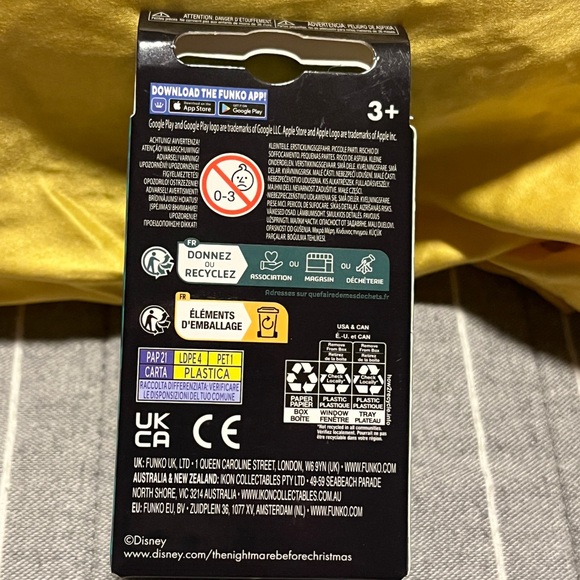 Funko Pop! Disney Jack Skellington pocket keychain Nightmare Before Christmas - Picture 3 of 5